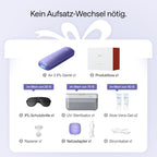 IPL-Haarentfernungsgerät für Gesicht und Körper mit Saphir-Eiskühlung, UV-Sterilisator und Aloe Vera Gel