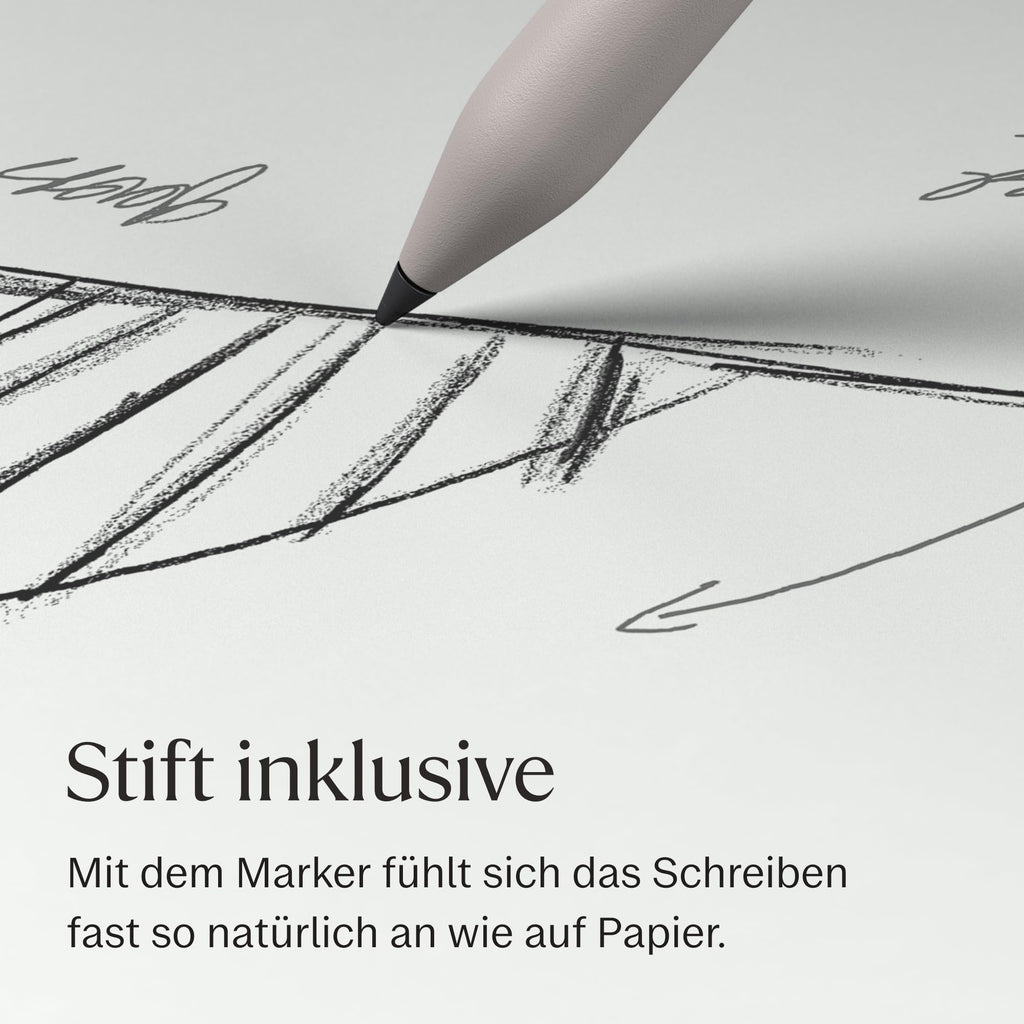 E-Ink Tablet Paper Pure 10,3 Zoll WLAN OS 21 ms Reaktionszeit Schwarz-Weiß-Display mit Marker