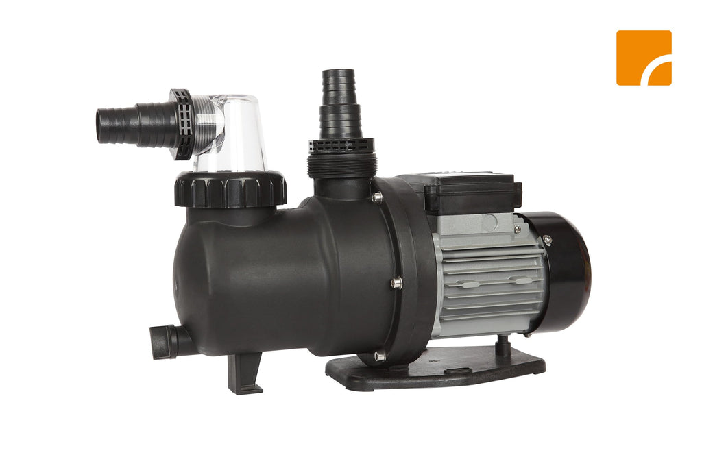 Filteranlage Comfort 75 für Pools bis 40.000 l, selbstsaugende Poolpumpe mit 7,8 m³/h Umwälzleistung, Vorfilter und Manometer
