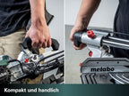 Kapp- und Gehrungssäge KGS 305 M 305 mm Sägeblatt Zugfunktion LED-Schnittlinie beidseitige Neigung bis 47° mit Tischverbreiterungen