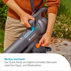 Akku-Laubsauger und -Bläser PowerJet Collect 18V P4A Ready-to-Use Set mit Akku, Ladegerät und Fangsack, kabellos