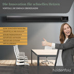 Dunkelstrahler 3200 Watt für Räume bis 20 m², DH700 mit App- und WLAN-Steuerung sowie Fernbedienung