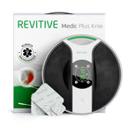 Muskelstimulationsgerät für Knie und Beine Medic Knee NMES mit TENS-Pads Elektroden Fernbedienung und Netzteil