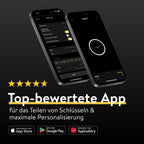 Elektronisches Türschloss Smart Lock Pro mit Bluetooth, WLAN und Matter zum Nachrüsten ohne Zylindertausch