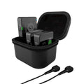 Funkmikrofon-Set mit Timecode und 32-Bit-Float-Aufnahme, 2 Sendern, Empfänger, 2 Lavalier-II-Mikrofonen und Ladecase für Video und Content Creation