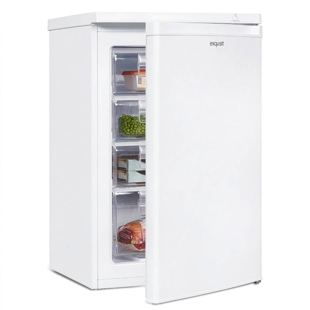 Gefrierschrank 91 l mit 4 Gefrierschubladen, GS512-040E, 4-Sterne, 85,5 x 55 x 58 cm, weiß