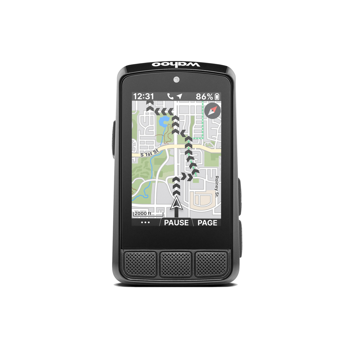 GPS Fahrradcomputer ELEMNT Bolt V3 mit Farbdisplay, Navigation und Live-Tracking, Schwarz