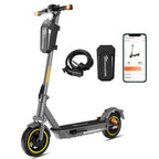 Elektroroller EV10S Max mit Straßenzulassung (ABE), faltbarer E Scooter für Erwachsene mit 500W Motor, 48V 15,6Ah Akku, bis zu 80 km Reichweite und