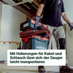 Nass-Trockensauger Staubklasse H ASA 30 H PC mit 1200 W, 8 m Kabel und Antistatik-Saugschlauch Quick