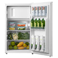 80L Kühlschrank mit Gefrierfach, EEK D, 39 dB, Inverter-Kompressor, freistehend, weiß