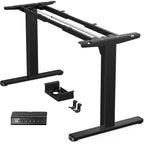 Höhenverstellbares Schreibtischgestell mit bürstenlosem Motor, 72-118 cm, 100 kg Traglast, für Tischplatten 110-220 cm