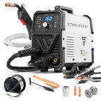 Schutzgasschweißgerät MIG/MAG 160 M 20–160 A 5-in-1 Inverter IGBT Flux MMA DC-Lift-TIG Digitalpanel
