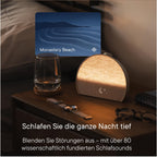 Sonnenaufgangswecker Soundmaschine Restore 3 smartes Licht über 80 Schlafklänge Bluetooth dimmbares Display Sonnenaufgangssimulation Weiß