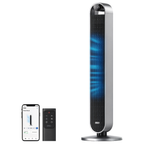 Turmventilator Pilot Max S, 120° oszillierend, 25 dB leise, 12 Geschwindigkeiten und 4 Modi, mit Fernbedienung und App-Steuerung