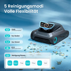 Poolroboter Scuba S1 für Boden, Wand und Wasserlinie mit Doppelfiltration, 270 Min Laufzeit und App-Steuerung