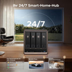 4-Bay NAS ohne HDD mit AMD Ryzen Embedded R2514, Dual 10GbE und U.2- sowie M.2-NVMe-Erweiterung für Creator und Büroteams