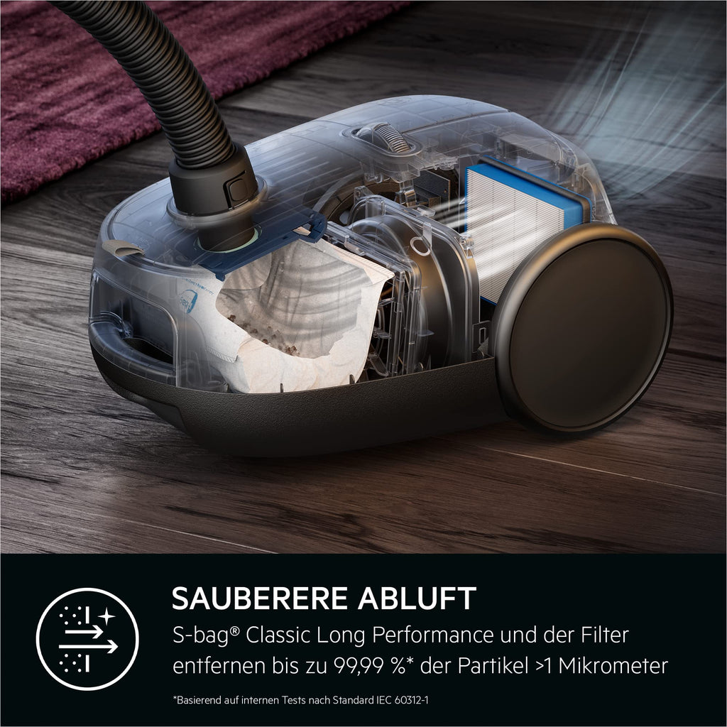 Staubsauger mit Beutel CLEAN 6000, 850 W, inkl. Bodendüse, Fugendüse, Mini-Polsterdüse und Staubbeutel
