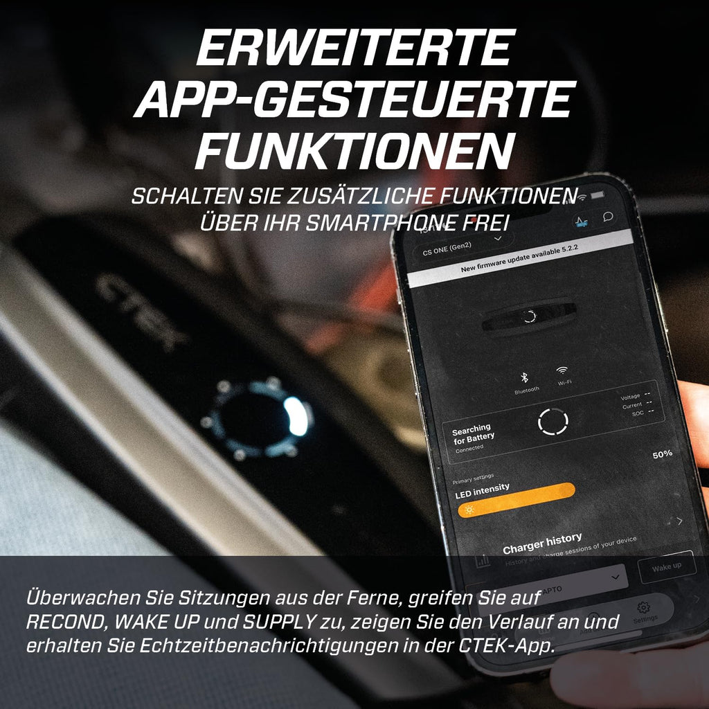 Batterieladegerät 12V für Blei-Säure- und LiFePO4-Batterien mit WLAN und App-Steuerung