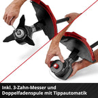 Akku-Sense GP-BC 36/430 Li BL-Solo Akku-Motorsense mit 43 cm Schnittbreite, bürstenlosem Motor und Power X-Change