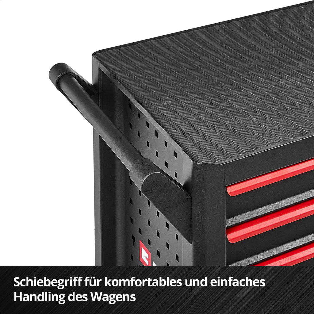 Werkstattwagen unbestückt mit 6 Schubladen und Interlock-System, bis 135 kg belastbar