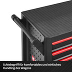 Werkstattwagen unbestückt mit 6 Schubladen und Interlock-System, bis 135 kg belastbar