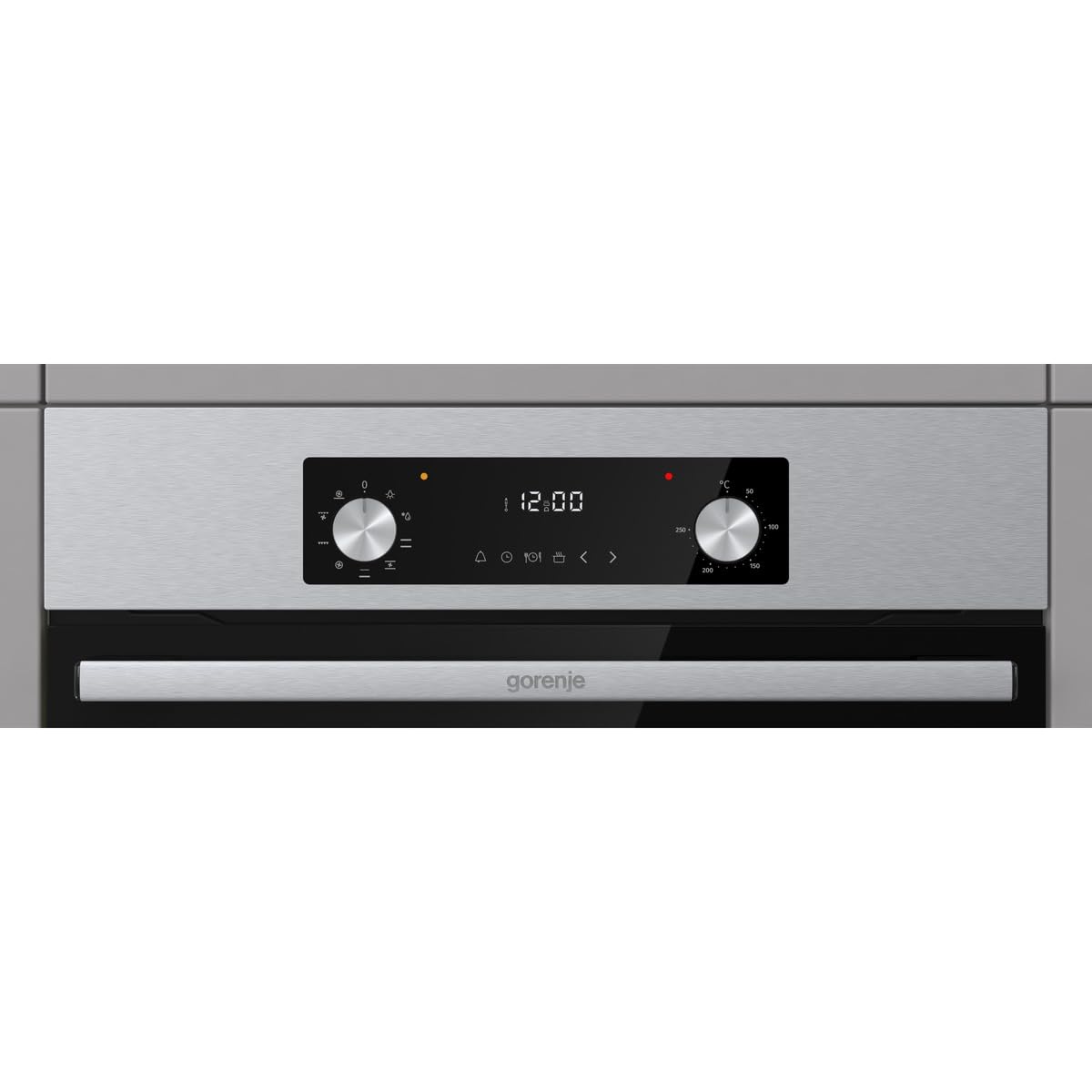Einbaubackofen 73 L mit BigSpace und Heißluft, 9 Funktionen, EcoClean-Email, EEK A, 250 °C