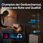 Luftreiniger für Schlafzimmer und Allergiker AIRMEGA 150 mit HEPA-Filter, 281 m³/h CADR, weiß