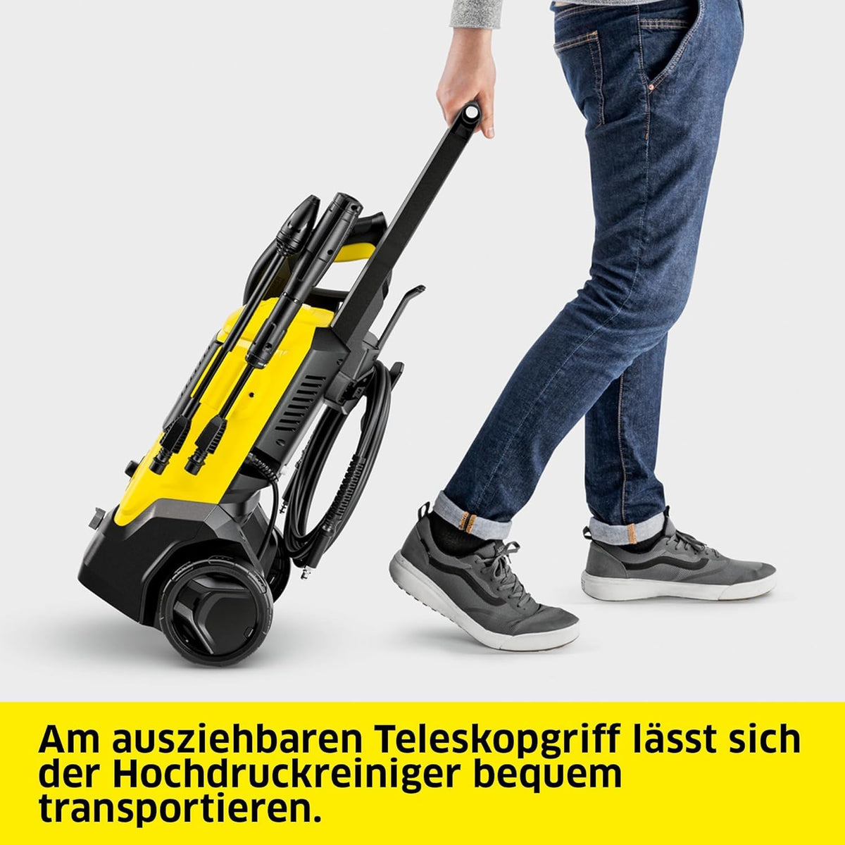 Hochdruckreiniger K 4 FJ Home mit 130 bar, 6 m Schlauch und Home Kit inkl. T 5 Flächenreiniger