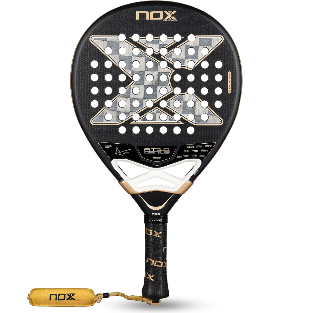 Padel-Schläger AT10 Genius 18K Alum 2026 Carbon 360-375 g für fortgeschrittene Spieler