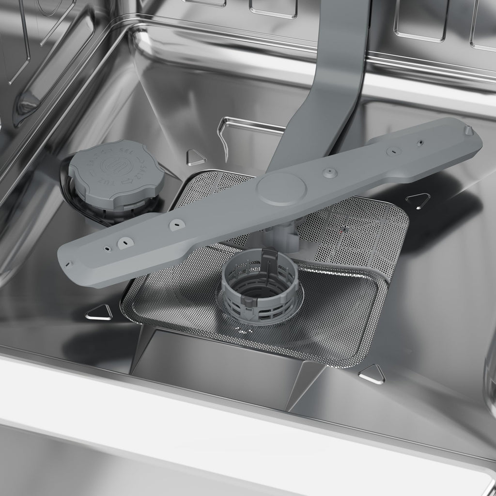 Freistehender Geschirrspüler 60 cm für 14 Maßgedecke, BDFN26430S mit 6 Programmen, HygieneIntense und SelfDry in Silber