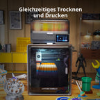 3D-Drucker Kobra S1 Combo mit Mehrfarbdruck in 4 Farben und Trocknen während des Druckens, 600 mm/s