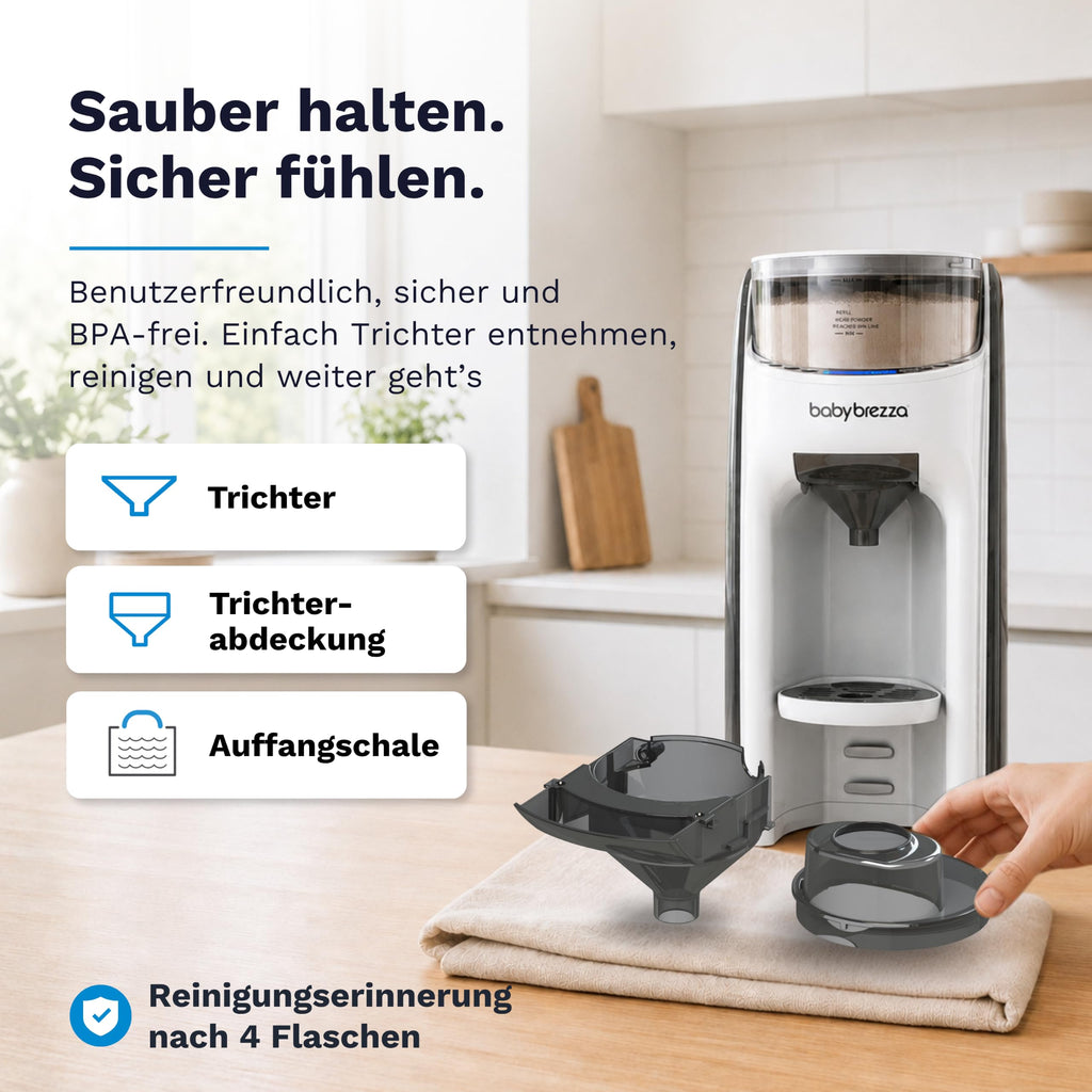 Automatischer Flaschenzubereiter Formula Pro Advanced, bereitet 60–300 ml in 30-ml-Schritten mit 22 °C, 37 °C oder 40 °C zu