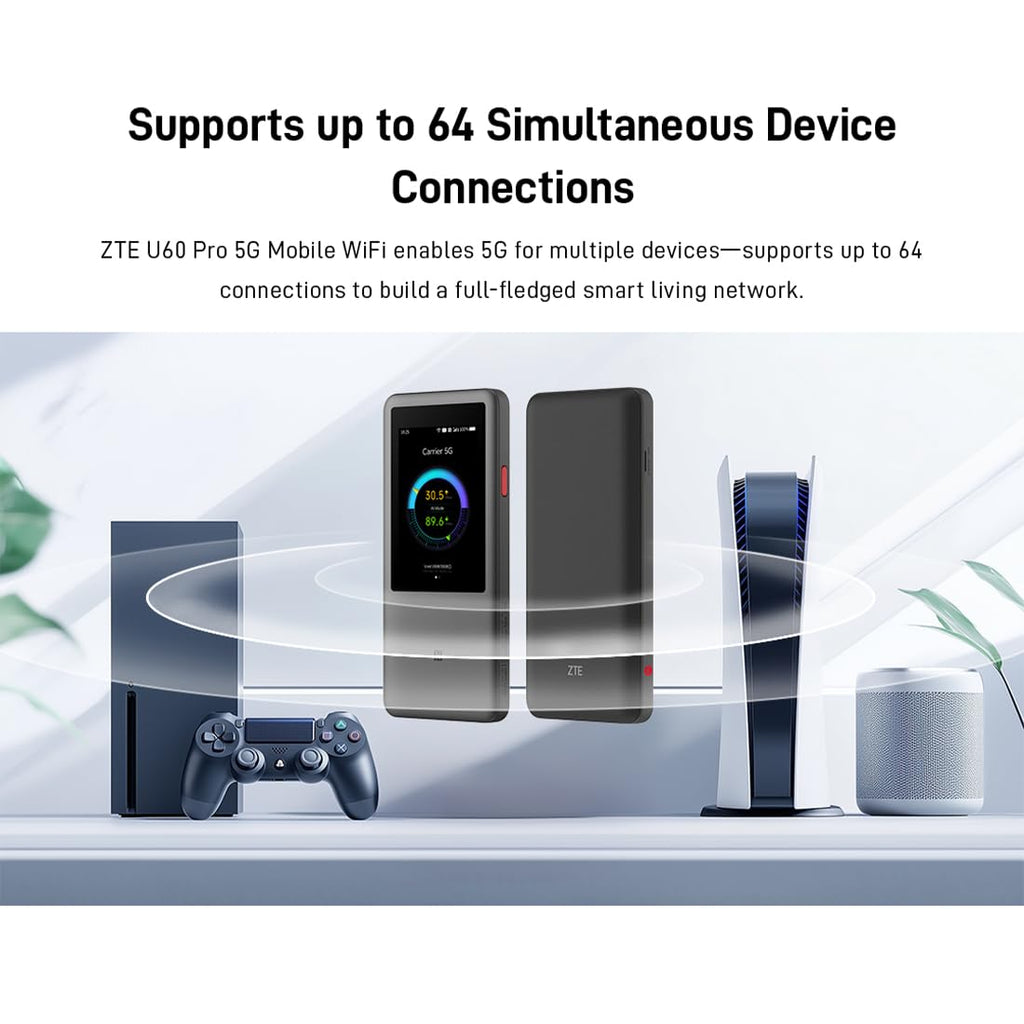 5G Pocket-Router MU5250 mit Wi-Fi 7, 10.000-mAh-Akku und 27-W-Schnellladung, für bis zu 64 Geräte