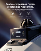 Mähroboter YUKA mini 2 800 mit 360°-LiDAR-Navigation ohne Begrenzungskabel, 190 mm Schnittbreite