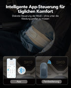Massagegürtel für den unteren Rücken W9 Ultra mit Knetmassage, 850nm-NIR-Wärme und App-Steuerung, kabellos