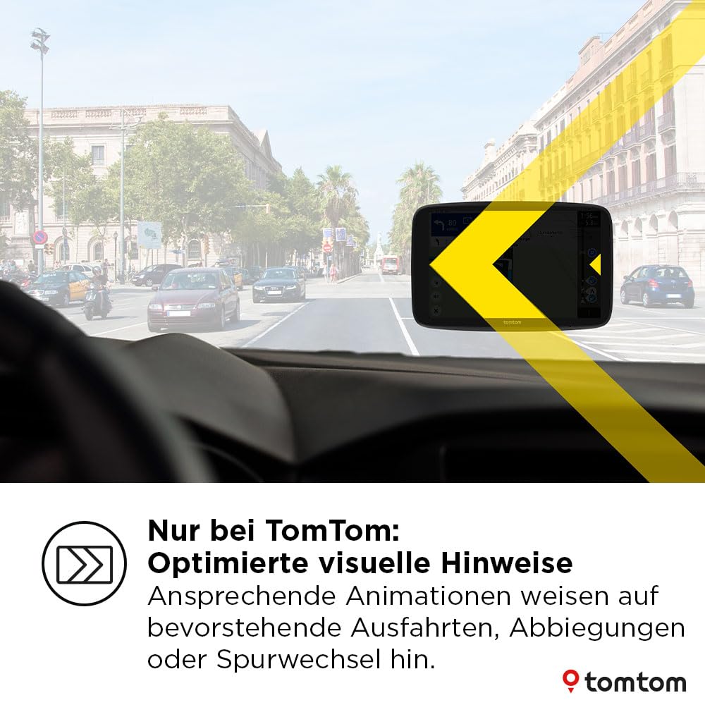 Pkw-Navigationsgerät GO Navigator mit 7-Zoll-Display Verkehrsinformationen Europakarten Wi-Fi-Kartenupdates