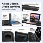 Laufband für Zuhause mit 15% automatischer Steigung, 2,5 PS Motor und 108x42 cm Lauffläche, klappbar
