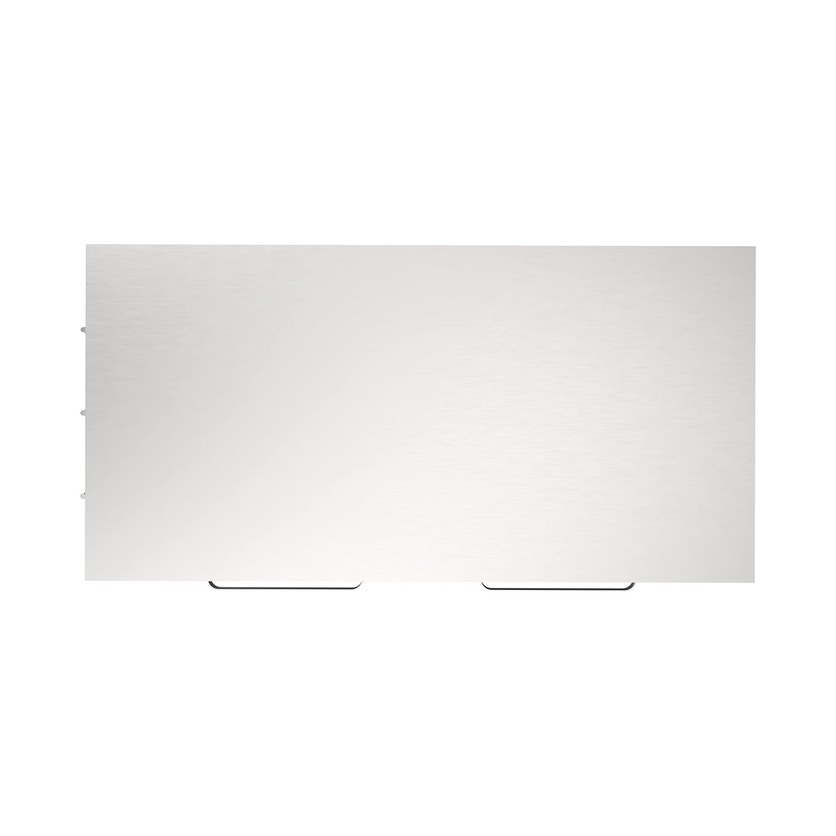 Outdoor-Gartenschrank mit Edelstahl-Arbeitsplatte, 2 Türen und 4 Rollen, 127 x 67 x 90 cm