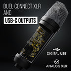 Großmembran-Kondensatormikrofon NT1 5. Generation mit XLR- und USB-Ausgang, inkl. Spinne, Popfilter und XLR-Kabel