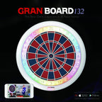 Elektronisches Dartboard 132 13,2 Zoll Bluetooth 4.0 Softdarts bis 18 g USB-Kabel Wandmontageschablone