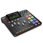 Podcast Produktionsstudio Pro II 9 Kanäle 4 Combo-Eingänge Dual USB-C Bluetooth 8 SMART Pads