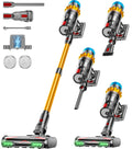 Akku Staubsauger kabellos mit 55 kPa Saugkraft, 650 W Bürstenlosmotor und 70 Minuten Laufzeit, 1,8 L Staubbehälter