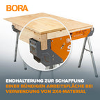 Arbeitsböcke höhenverstellbar 2er Set Speedhorse XT PM-4550T, klappbar bis 91 cm, 680 kg pro Bock