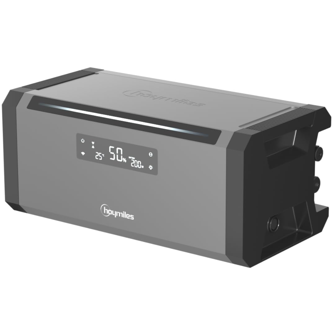 Solarbatterie AC 1,92 kWh für Balkonkraftwerk erweiterbar bis 11,52 kWh mit Montagezubehör