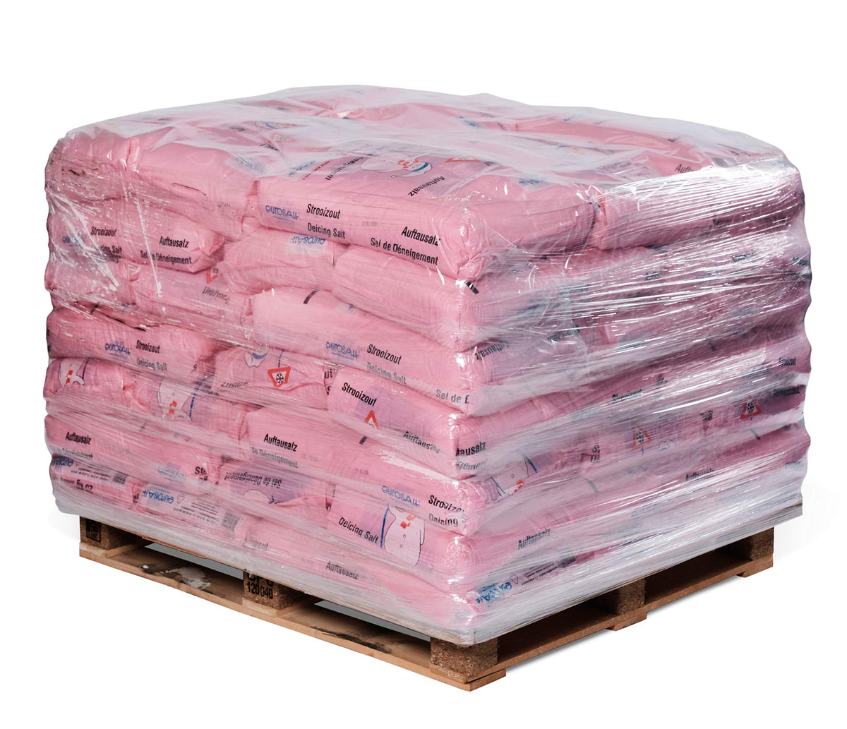 Streusalz Steinsalz 1000 kg 40 Säcke à 25 kg auf Palette mit niedrigem Feuchtegehalt Anti-Back NEN 16811 deutsche Herkunft