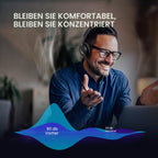 Kabelloses DECT-Büro-Headset WH64 Pro mit 3,5-Zoll-Touchscreen-Basisstation und Bluetooth