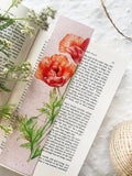 3er Set Blumen Lesezeichen, Vintage Botanische Papier Lesezeichen, Buchzubehör