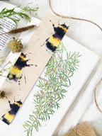3er Set Hummel-Lesezeichen, Bienen-Lesezeichen, Papier-Lesezeichen, Vintage, Buch-Accessoires