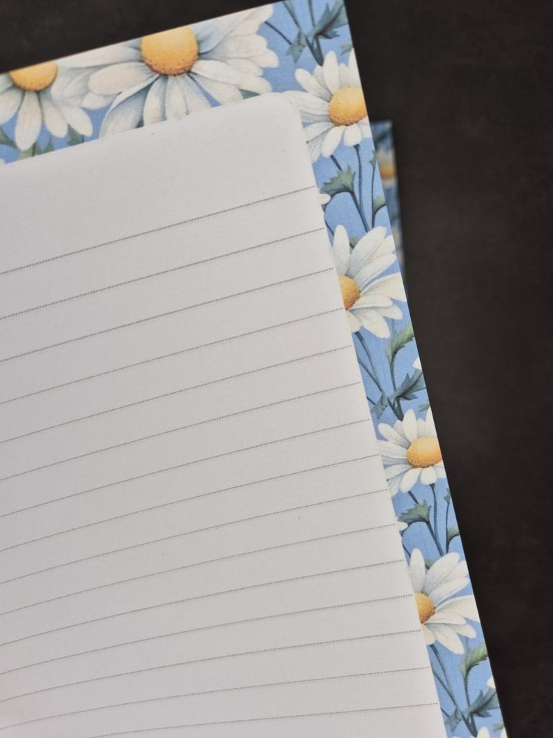 A5 Einlagen Ersatzblätter Refills mit Blumenmuster, 15/30/60 Blatt, 90g/m² Papier