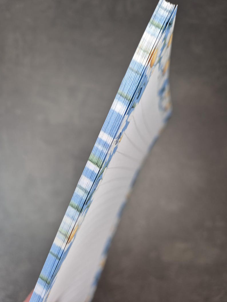 A5 Einlagen Ersatzblätter Refills mit Blumenmuster, 15/30/60 Blatt, 90g/m² Papier